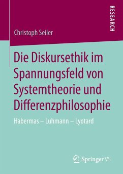 Die Diskursethik im Spannungsfeld von Systemtheorie und Differenzphilosophie - Seiler, Christoph