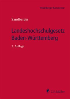 Landeshochschulgesetz (LHG) Baden-Württemberg - Sandberger, Georg
