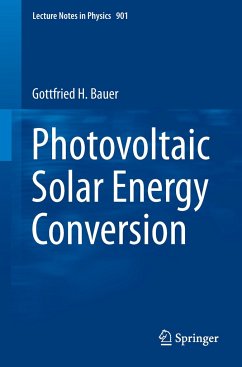 Photovoltaic Solar Energy Conversion - Bauer, Gottfried H.