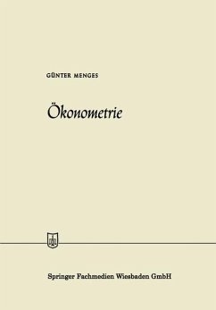 Ökonometrie - Menges, Günter