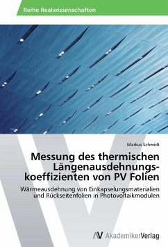Messung des thermischen Längenausdehnungs­koeffizienten von PV Folien - Schmidt, Markus