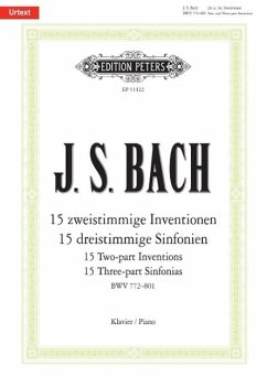 15 zweistimmige Inventionen BWV772-786 und 15 dreistimmige Sinfonien BWV787-801 - Bach, Johann Sebastian