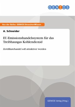 EU-Emissionshandelssystem für das Treibhausgas Kohlendioxid (eBook, ePUB) - Schneider, A.