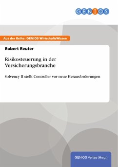 Cover Risikosteuerung in der Versicherungsbranche (eBook, PDF)