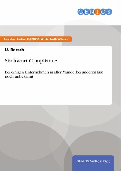 Stichwort Compliance (eBook, PDF) Stichwort Compliance (eBook, PDF)