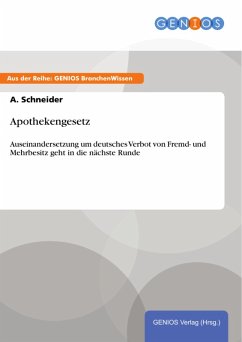 Cover Apothekengesetz (eBook, PDF)