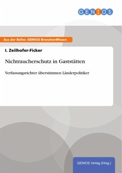 Cover Nichtraucherschutz in Gaststätten (eBook, PDF)