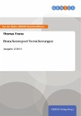 Branchenreport Versicherungen (eBook, ePUB)