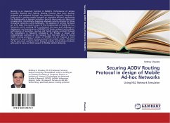 Securing AODV Routing Protocol in design of Mobile Ad-hoc Networks