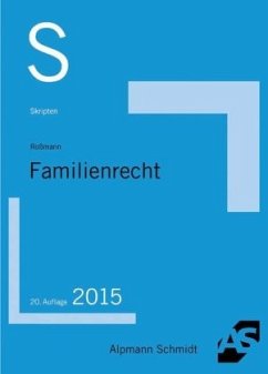 Skript Familienrecht - Roßmann, Franz-Thomas