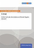 Lohnt sich die Investition in Private Equity derzeit? (eBook, ePUB)