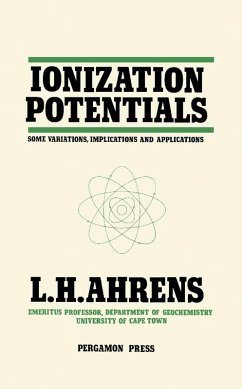 Ionization Potentials (eBook, PDF) - Ahrens, L. H.