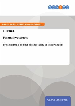 Cover Finanzinvestoren (eBook, ePUB)