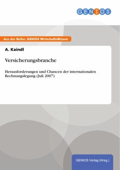 Versicherungsbranche (eBook, ePUB) - Kaindl, A.