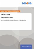 Restrukturierung (eBook, ePUB)