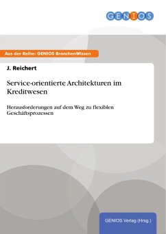 Cover Service-orientierte Architekturen im Kreditwesen (eBook, PDF)