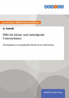 IFRS für kleine und mittelgroße Unternehmen (eBook, PDF) - Kaindl, A.