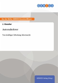 Autozulieferer (eBook, PDF) - Kessler, J.