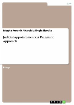Judicial Appointements: A Pragmatic Approach