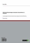 Markteintrittsstrategien deutscher Unternehmen in Russland (eBook, ePUB)