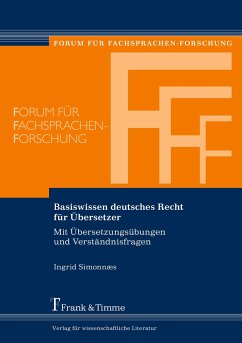 Basiswissen deutsches Recht für Übersetzer - Simonnaes, Ingrid