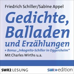 Gedichte, Balladen und Erzählungen (MP3-Download) - Schiller, Friedrich; Appel, Sabine