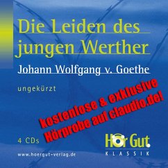 Die Leiden des jungen Werther - kostenlose & exklusive Hörprobe (MP3-Download) - von Goethe, Johann Wolfgang