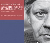 Helmut Schmidt: Abschiedsrede Im Bundestag am 10.09.1986 (MP3-Download)