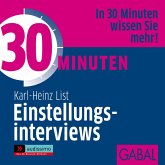 30 Minuten Einstellungsinterviews (MP3-Download)