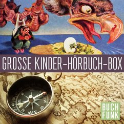 Die große Kinder-Hörbuch-Box (MP3-Download) - Dafoe, Daniel; Andersen, Hans Chritian; de la Fontaine, Jean; Swift, Jonathan; Verne, Jules; Caroll, Lewis; Twain, Mark