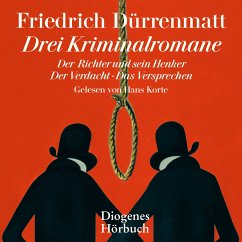 Drei Kriminalromane (MP3-Download) - Dürrenmatt, Friedrich