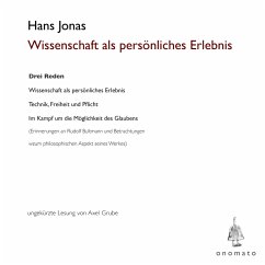 Wissenschaft als persönliches Erlebnis (MP3-Download) - Jonas, Hans
