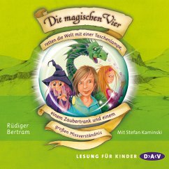 Die magischen Vier retten die Welt mit einer Taschenlampe, einem Zaubertrank und einem großen Missverständnis / Die magischen Vier Bd.1 (MP3-Download) - Bertram, Rüdiger