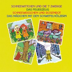 Schneewittchen und die 7 Zwerge - Das Feuerzeug - Schneeweisschen und Rosenrot - Das Mädchen mit den Schwefelhölzern (MP3-Download) - Andersen, Hans Chritian