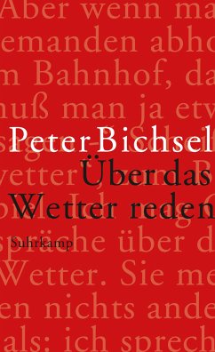 Über das Wetter reden (eBook, ePUB) - Bichsel, Peter