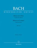 Missa G-Dur BWV236 für Soli (SATB), Chor, 2 Oboen, 2 Violinen, Viola und Bc Partitur Missa G-Dur BWV236 für Soli (SATB), Chor, 2 Oboen, 2 Violinen, Viola und Bc Partitur