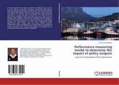 Performance measuring model to determine the impact of policy outputs