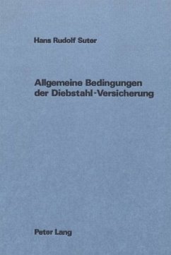 Cover Allgemeine Bedingungen der Diebstahl-Versicherung