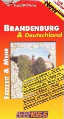 Brandenburg & Deutschland, Straßenkarte