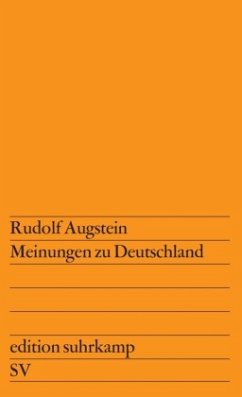 Meinungen zu Deutschland - Augstein, Rudolf