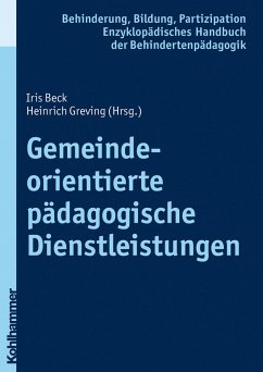 Gemeindeorientierte pädagogische Dienstleistungen (eBook, PDF)