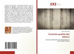 Cover Controle qualité des bétons