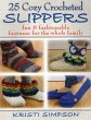 25 Cozy Crocheted Slippers - Bild 1