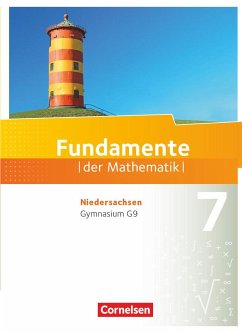 Fundamente der Mathematik 7. Schuljahr. Schülerbuch Gymnasium Niedersachsen - Flade, Lothar;Langlotz, Hubert;Eid, Wolfram;Pallack, Andreas