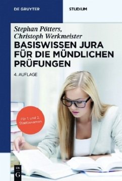 Basiswissen Jura für die mündlichen Prüfungen - Pötters, Stephan; Werkmeister, Christoph