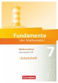 Fundamente der Mathematik 7. Schuljahr. Arbeitsheft mit Lösungen. Gymnasium Niedersachsen