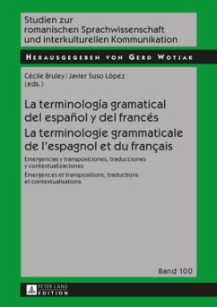 La terminología gramatical del español y del francés- La terminologie grammaticale de l'espagnol et du français