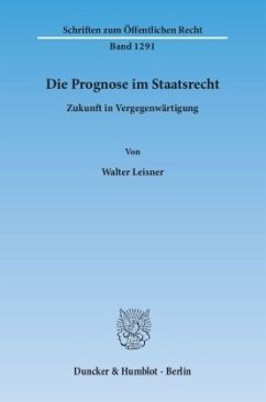 Cover Die Prognose im Staatsrecht