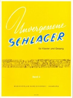 Cover Unvergessene Schlager Band 4: für Klavier