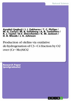 Production of olefins via oxidative de-hydrogenation of C3‒C4 fraction by O2 over (Cr‒Mo)SiO2 (eBook, PDF)